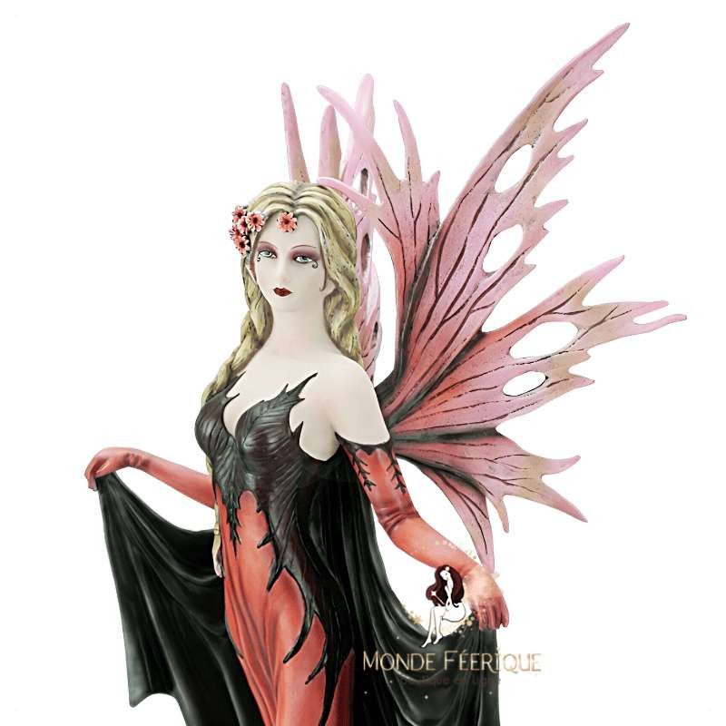 Statue Fée Gothique – Élégance Noire