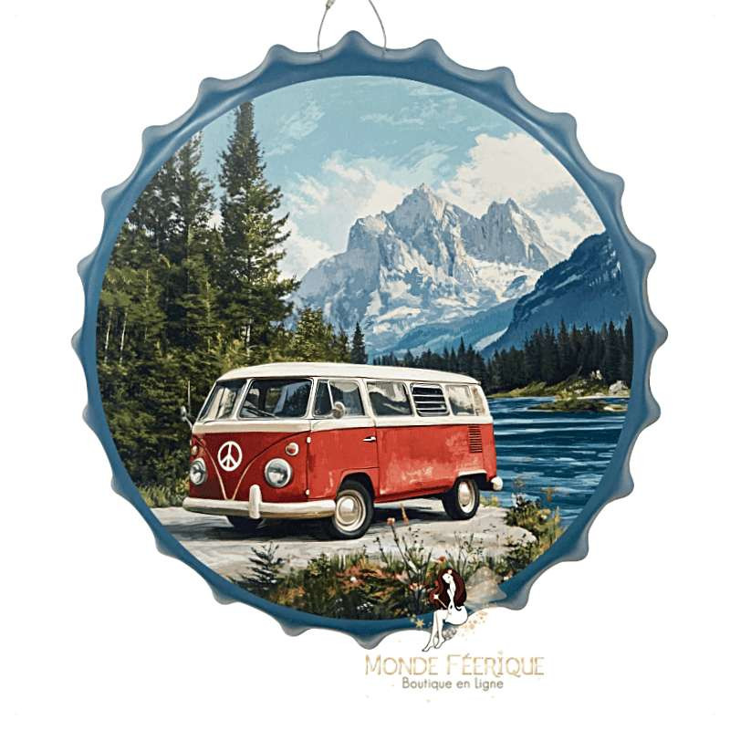 Capsule – Van Rouge VW dans la Montagne