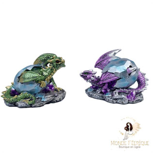 Statuette Dragon sorti de l'oeuf x2