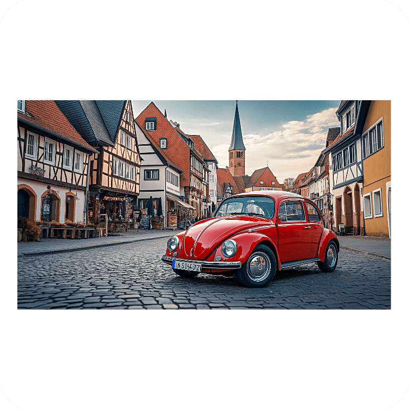 Plaque Métal Murale – Coccinelle Rouge