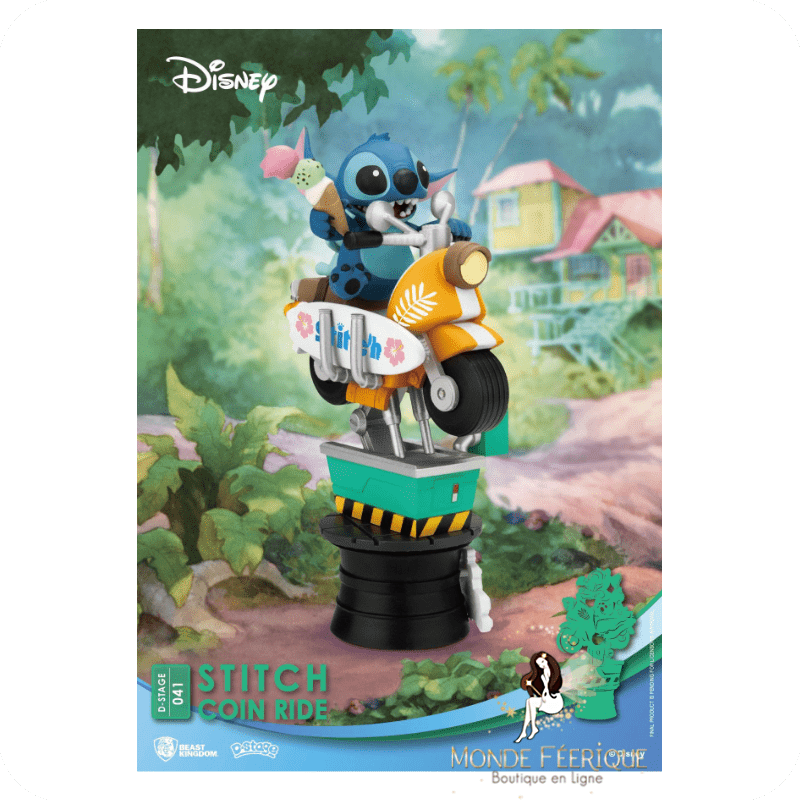 Figurine Stitch Coin Ride – Collection Disney Lilo & Stitch