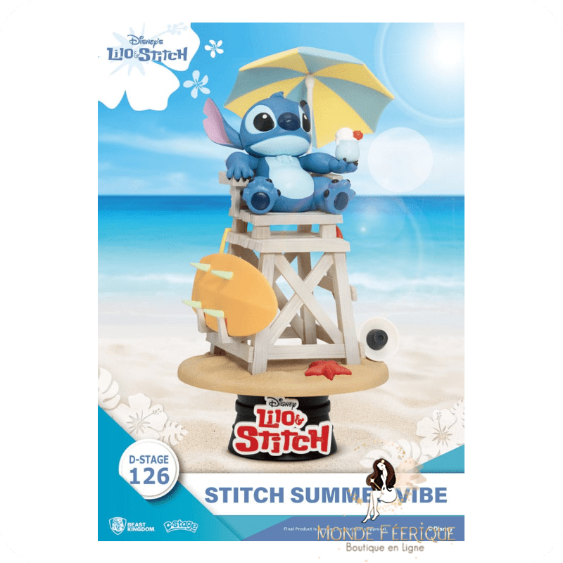 Figurine Stitch Summer Vibe – Collection Disney Lilo & Stitch