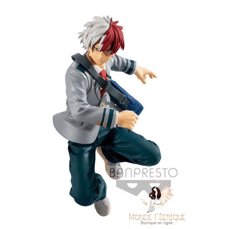 Figurine Shoto Todoroki – My Hero Academia – Bravegraph – Banpresto 15 cm