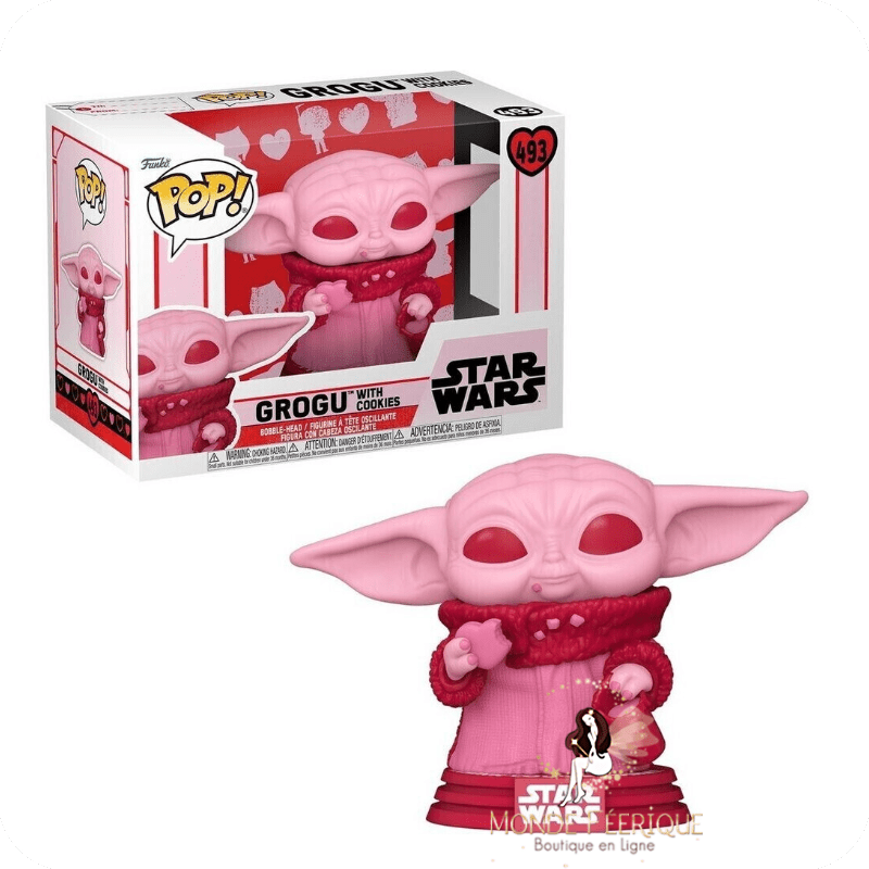 Figurine Grogu Rose Star Wars Pop Vinyl