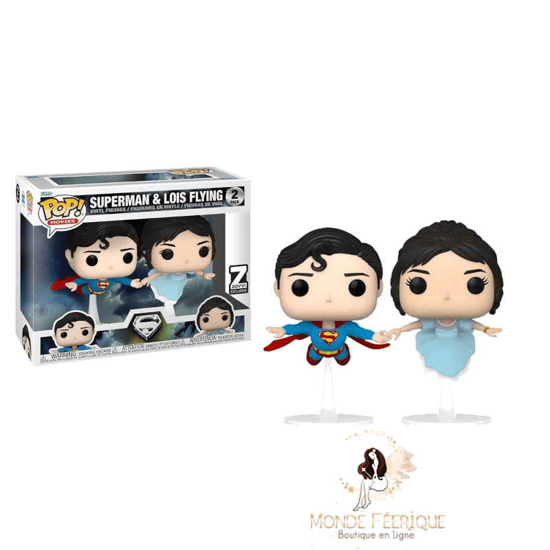 Funko Pop Superman et Lois Flying