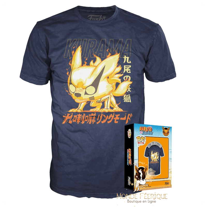 T-shirt Kurama Naruto Shippuden Funko Pop