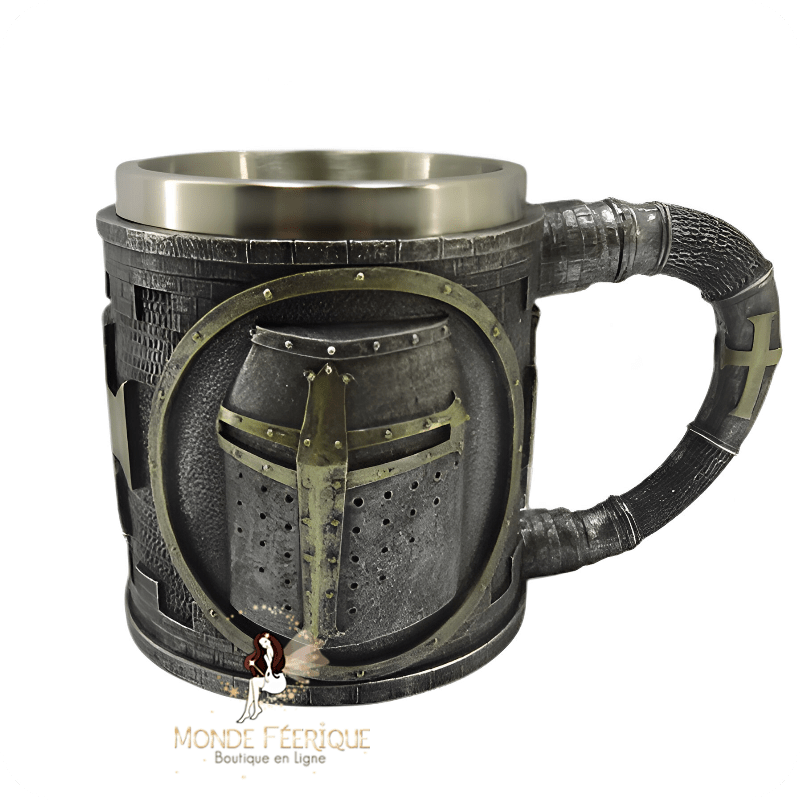 Chope templière casque – insert inox