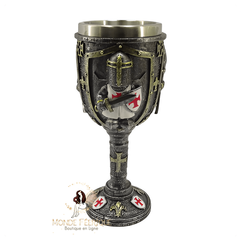 Calice templier figurine – insert inox