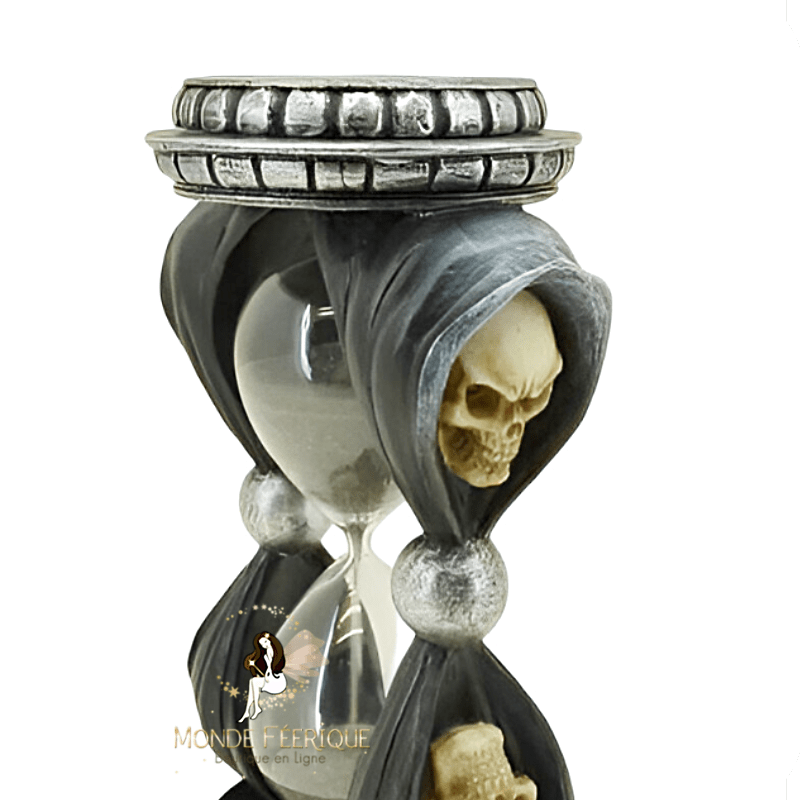 Sablier crânes – décor dark