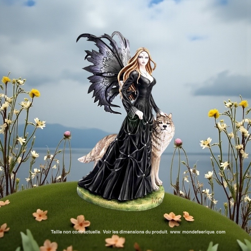 Grande fee geante - fée avec loup