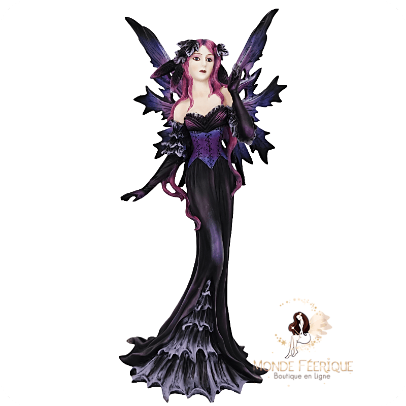 Fée Violette Et Noire – Élégance Mystique