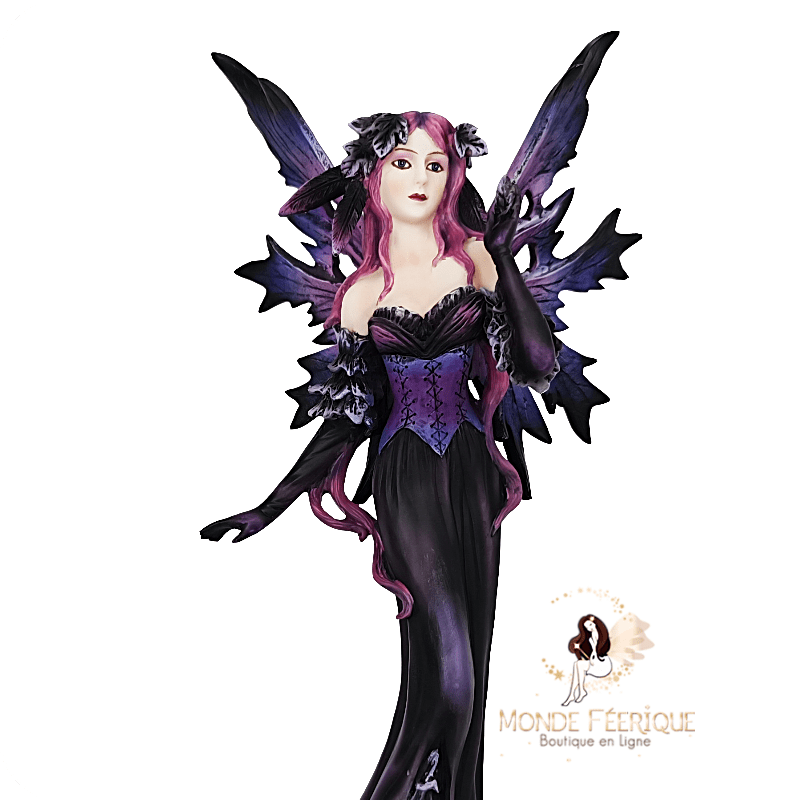 Fée Violette Et Noire – Élégance Mystique