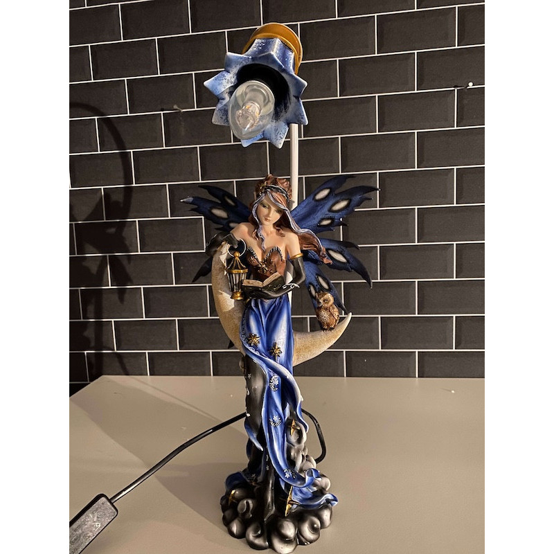 Lampe féérique - Lampe avec une fée - Objets féériques