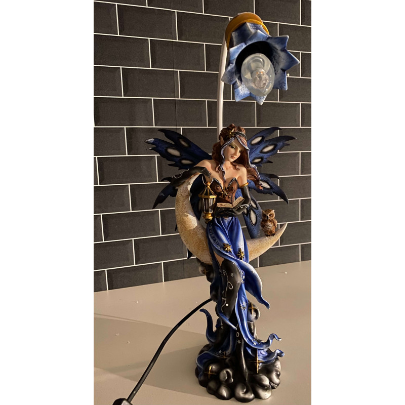 Lampe féérique - Lampe avec une fée - Objets féériques