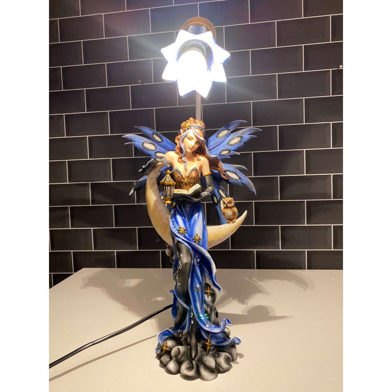 Lampe féérique - Lampe avec une fée - Objets féériques