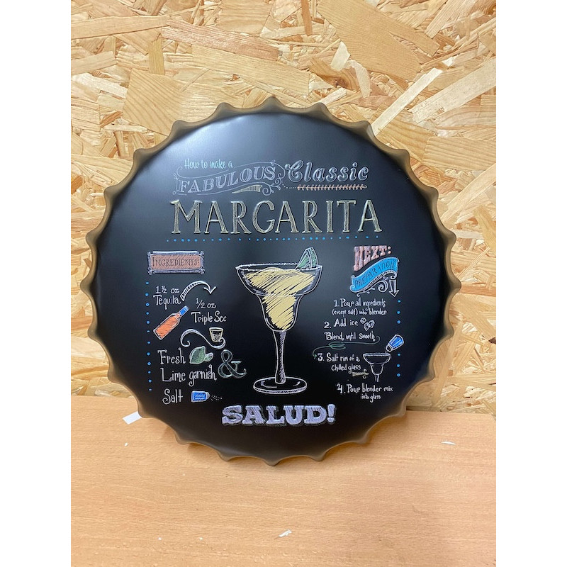 Capsule en métal pour déco- Capsule Metal vintage décoration alcool margarita