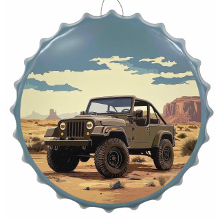 Plaque vintage 4x4 désert