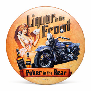 Plaque Vintage Liquor & Poker