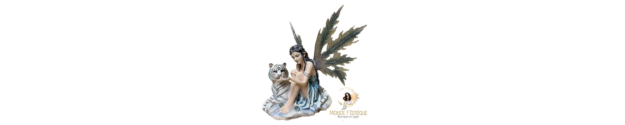 FIGURINE FEE AVEC ANIMAUX - fées avec des animaux - Boutique de Vente de Fées