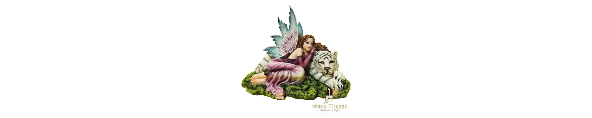 Statuette fee tigre - figurine fee tigre