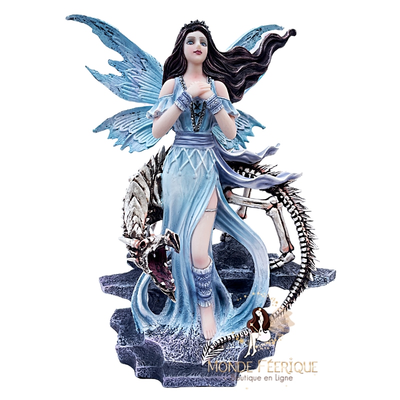Statuette fée et dragons