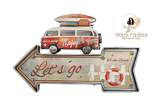 Plaque Vintage, Rétro de décoration